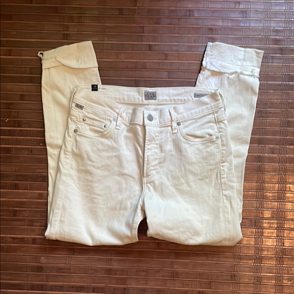 Citizens Of Humanity Cream Skinny Jeans